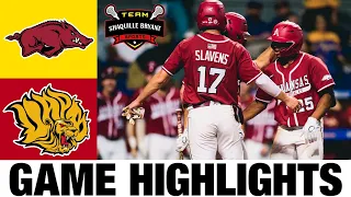 #2 Arkansas vs Arkansas-Pine Bluff  Highlights | NCAA Baseball Highlights | 2024 College Baseball