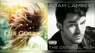 Ghost Lights | Adam Lambert & Ellie Goulding Mixed Mashup!