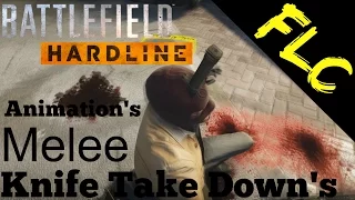 Battlefield Hardline Melee / Knife Animation's | 1080p HD