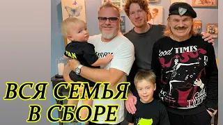 Владимир Пресняков старший собрал всю большую семью за праздничным столом в честь своего дня рождени