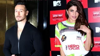 Jacqueline Fernandez & Tiger Shroff at The Super Fight League Season 2 Mega Launch