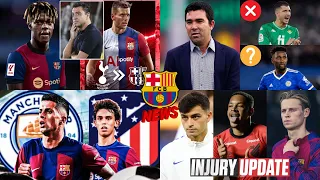 Xavi Transfer TARGETS🚨| New Pivot SEARCH💣| Cancelo & Felix Fee NEGOTIATIONS✍️| Key Injury UPDATES🚑