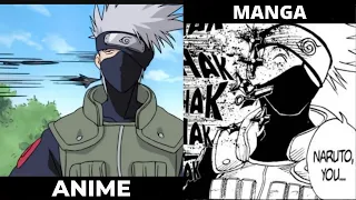 Differences Between The Naruto Anime/Manga
