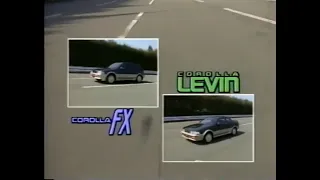 トヨタ カローラFX(90系)/カローラレビン(90系) ビデオカタログ 1987 Toyota Corolla FX/Corolla Levin promotional video in JAPAN