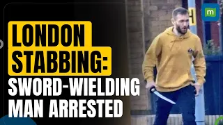 London police arrests man armed with a sword following the reports of a stabbing