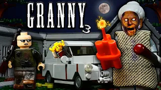 LEGO Мультфильм Granny 3 - Часть 2 / Horror game Гренни / ЛЕГО Stop Motion, Animation [4K]