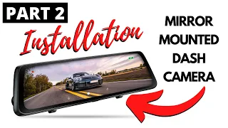 Amazon Dash Camera INSTALLATION (How To Install Mirror Mounted Dash Cam)