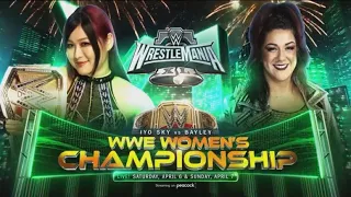 #wwe2k23 #wwe2k24 IYO SKY VS BAYLEY FOR THE SMACKDOWN WOMENS TITLE! WRESTLEMANIA 40 SIM