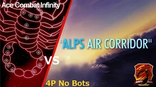 Ace Combat Infinity: Antares vs Alps Air Corridor