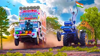 ट्रैक्टर और डीजे ने मिलकर तबाही मचा दी!! Tractor VS DJ Stunt_ New Haryanvi Dj Songs | Tejal Dj Kheda