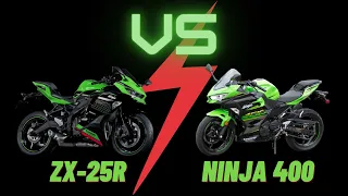 ZX-25R Vs Ninja 400 - Kawasaki Lightweight Showdown