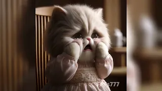😿Dream of a Fat Sad Kitten: Becomes a Model Star😻 #cat #ai #cute #catstory