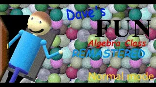 Dave's Fun Algebra Class: Remastered V1.0 (Normal mode)