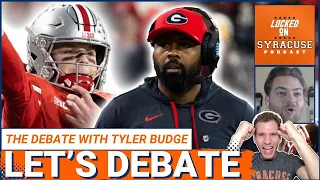 🚨DEBATE🚨 | Syracuse Football QB Kyle McCord & Head Coach Fran Brown with CFBudge