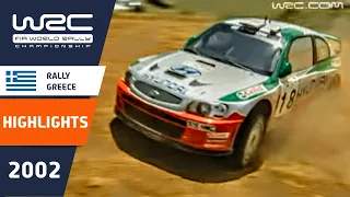 Rally Greece 2002: Day 1 WRC Highlights / Review / Results