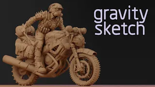 VR Modeling with Gravity Sketch & Oculus Quest – The Biker