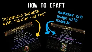 How To Craft Influenced Helmets | What is & How to Use Awakener's Orb? | TR Subtitled | PoE Guide