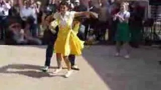 Swing Dance Demo at the London Thames Festival