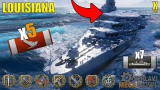 Louisiana 5 Kills & 291k Damage | World of Warships Gameplay