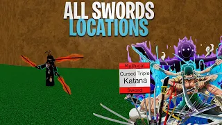 All Swords Locations in Blox Fruits - Second Sea