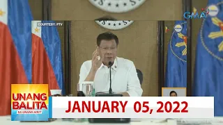 Unang Balita sa Unang Hirit: January 05, 2022 [HD]