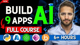 FREE Course: Build 9 AI Apps with ChatGPT & DALL-E (6+ hours)