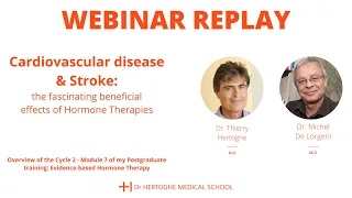 REPLAY - Webinar - Cardiovascular disease and stroke: Hormone Therapies