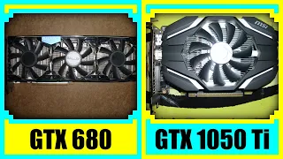 GTX 680 vs GTX 1050 Ti in 2022