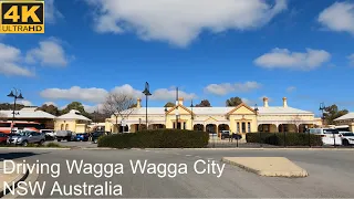 Driving The City Of Wagga Wagga | NSW Australia | 4K UHD