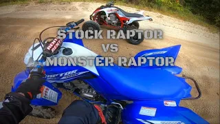 Stock Raptor 700R VS Monster Raptor 700R 😱 Unbelievable Difference in Power!! 😱 Must see!!!🤘
