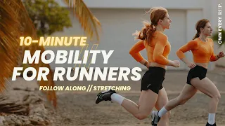10 Min. Mobility Routine for Runners | Follow Along | Stretching & Mobility | Hip, Ankle & Spine