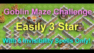 How To Easily 3 Star the Goblin Maze Challenge In Clash Of Clans