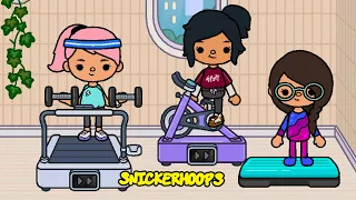 Snickerhoops Opens a NEW GYM in Toca Life World | Toca Boca Games to Play | Sparklies Gaming