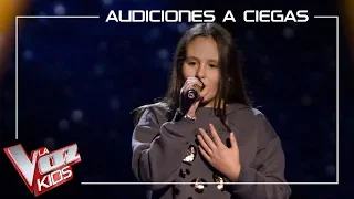 Laura Bautista canta 'I have nothing' | Audiciones a ciegas | La Voz Kids Antena 3 2019