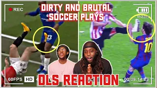 Dirty & Brutal Plays in Football | DLS Reaction