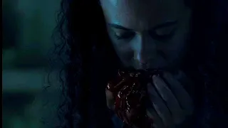 Tempest Kills The Creature and Eats It Scene - Raised By Wolves 1x04 (2020)