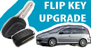 How to upgrade your key to a flip key (Peugeot 206)