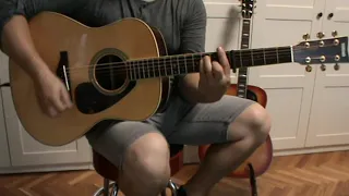Yamaha LL6 A.R.E. NT 2012 Acoustic Guitar Soundcheck