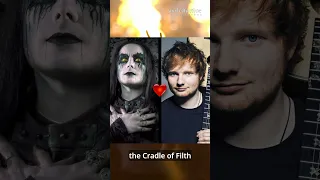 Cradle of Filth + Ed Sheeran collaboration | Soul Effective #shorts #satire #metalhead #music