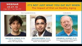 Webinar | It's Not What You Eat, but When: The Impact of Diet on Healthy Aging