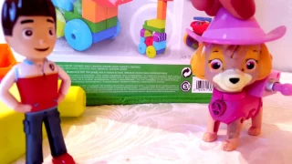 Английский для детей!Щенячий патруль и конструктор.Учим цвета.Paw patrol!Learning colors.