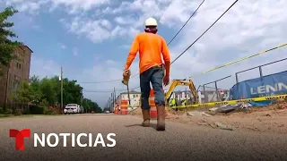 Trabajadores de Texas sufren un calor asfixiante | Noticias Telemundo