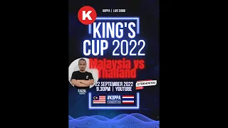 #LIVE Malaysia v Thailand | King’s Cup 2022 🔴