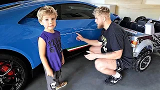 Tydus SCRATCHED Jake's Lambo! *HE GOT MAD*