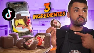 FIZEMOS O BOMBOM DE 3 INGREDIENTES E FOI CRUELDADE