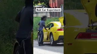 Bait Car Experiment #JoeySalads #Shorts #viralvideos