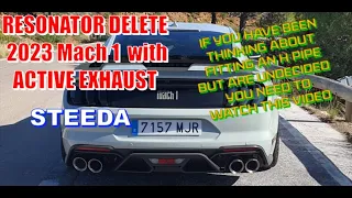 2023 Mach 1 resonator delete - STEEDA