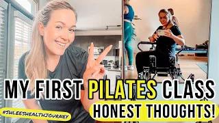 I TRIED PILATES FOR THE FIRST TIME EVER // BEGINNER REFORMER PILATES HONEST REVIEW + WHAT TO EXPECT