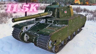 Type 5 Heavy  11.5K Damage 6 Kills World of Tanks Gameplay (4K)