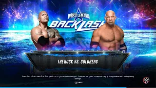WWE 2K23 Gameplay Backlash 2003 Main Event The Rock vs Goldberg